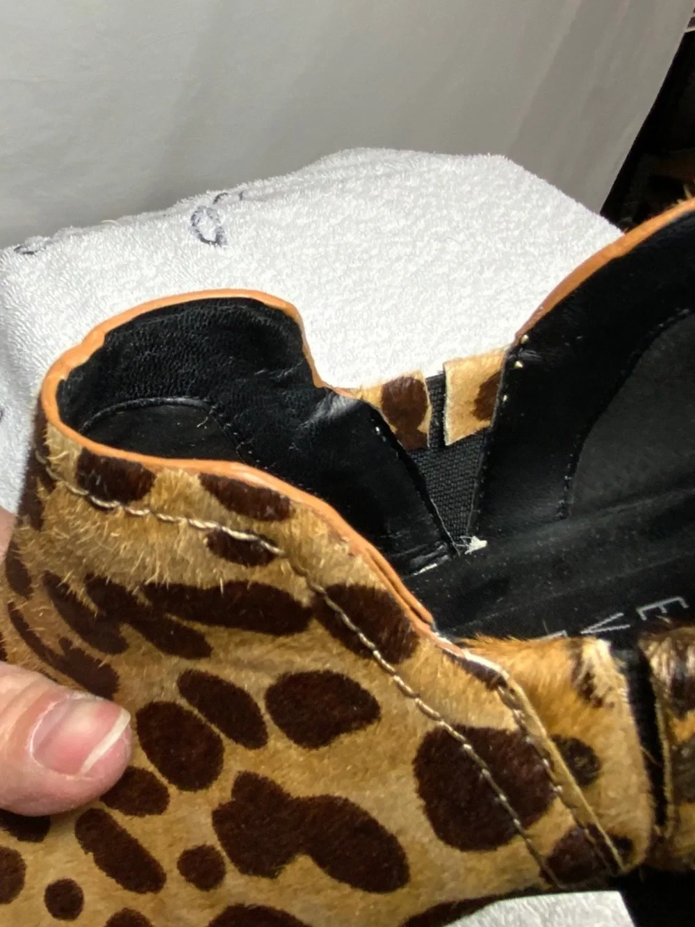 NWOT - Steven by Steve Madden Calf Hair Leopard Print Bootie - Size 9